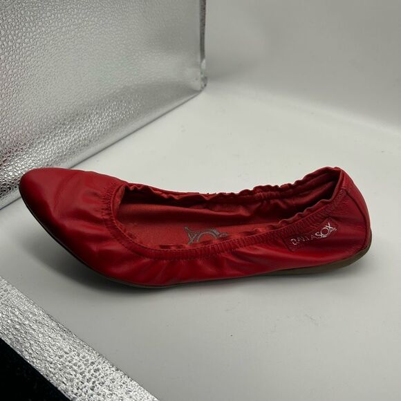 Corso Como Ballasox Prince Ballet Flats in Red Leather - Picture 6 of 12